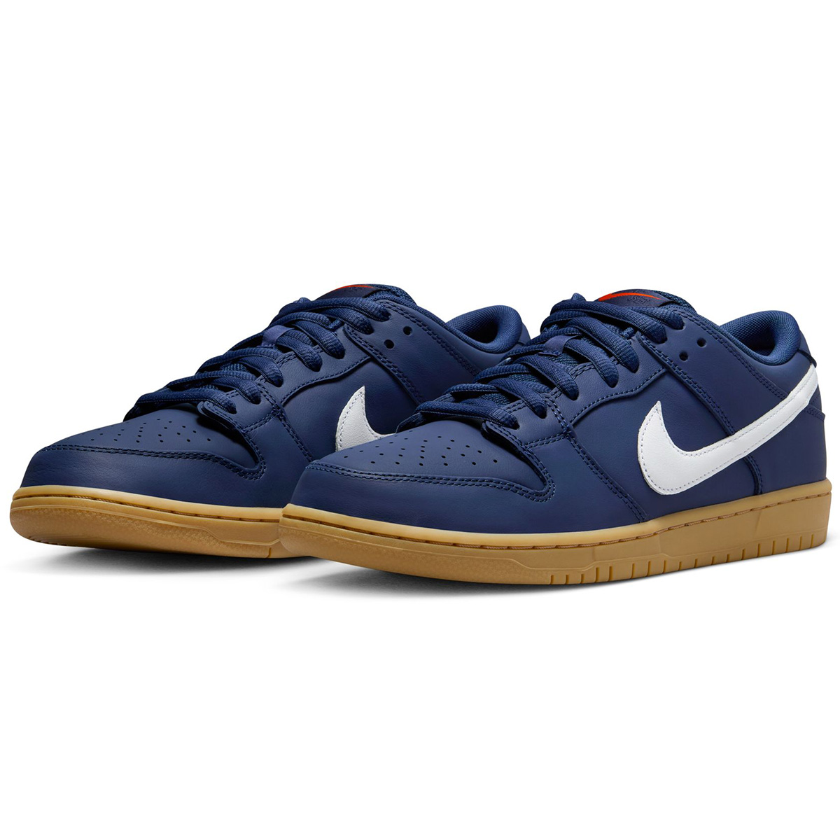 靴 Nike SB Dunk Low Pro ISO Navy Gum 27cm Nike SB Dunk Low Pro Navy/White/Navy/Gum Light Bro | Skatestore
